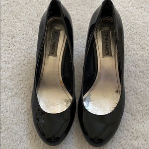 Steve Madden Black Patent Leather Heels